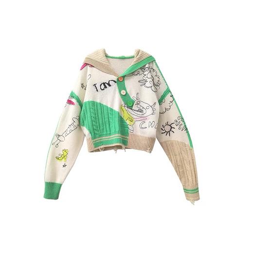 刺绣羊毛连帽衫 商品图1