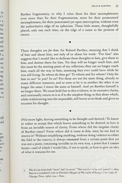 【中商原版】哀悼的工作 德里达 英文原版 The Work of Mourning Jacques Derrida 商品图6