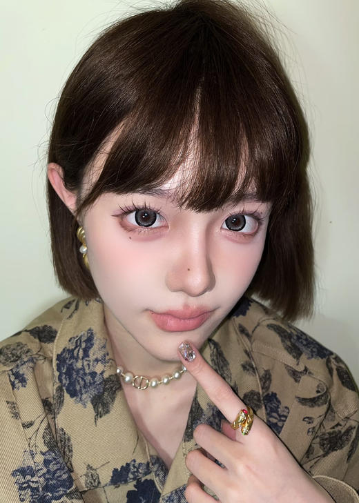 【大直径】Ealla girl-复古黑莓 -14.5mm【年抛 度数0-800度 无525/575】 商品图4