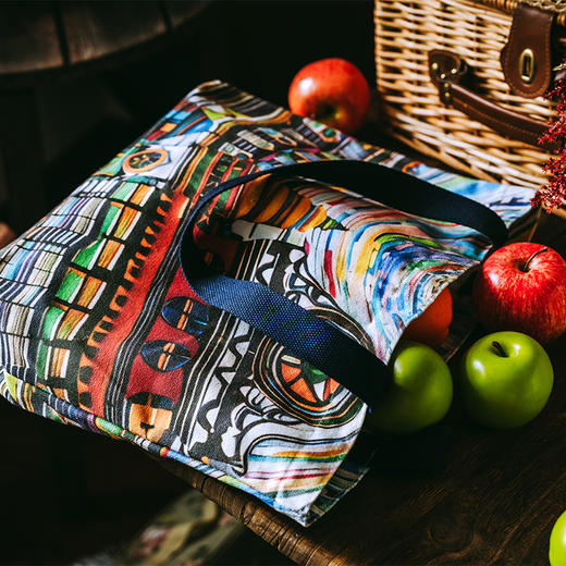 藏地礼物画家合作款帆布挎包 商品图1