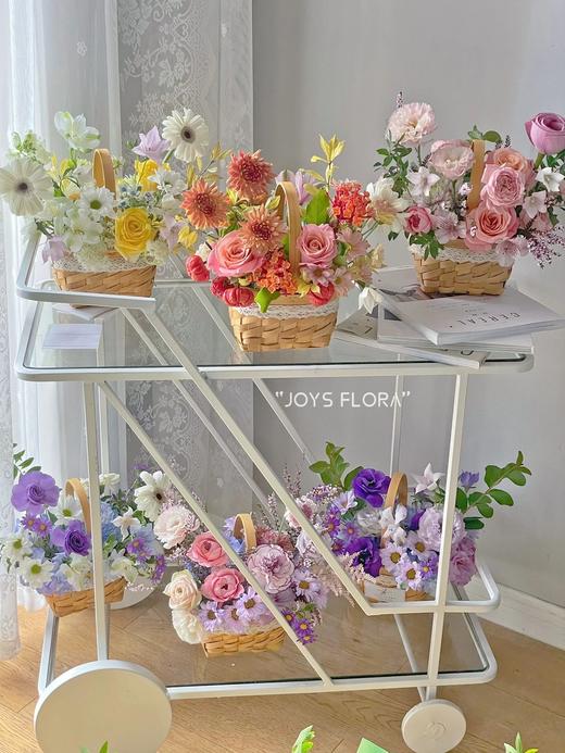 *【琳琅】迷你方形花篮（13*13*24cm） 商品图2