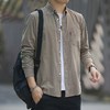 红览 纯棉灯芯绒长袖衬衫休闲百搭条绒简约衬衣外套C601 商品缩略图0