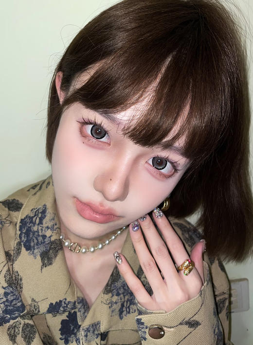 【大直径】Ealla girl-复古黑莓 -14.5mm【年抛 度数0-800度 无525/575】 商品图3