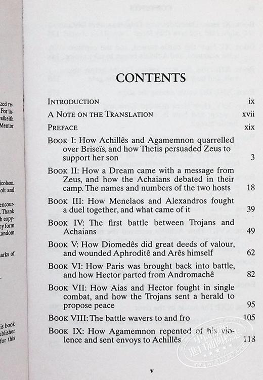 【中商原版】荷马史诗 伊利亚特 Signet Classics The Iliad 英文原版 Seth L Schein 荷马 Homer 商品图4
