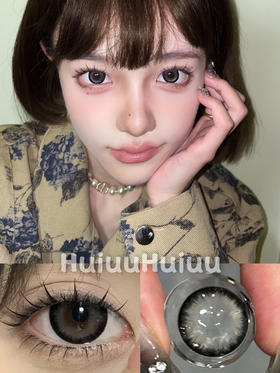 【大直径】Ealla girl-复古黑莓 -14.5mm【年抛 度数0-800度 无525/575】