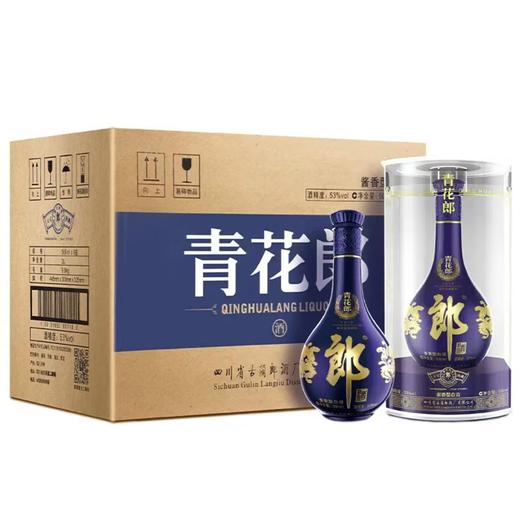【会员福利】郎酒青花郎 53度 酱香型白酒 500ml*1 6瓶发原箱 商品图0