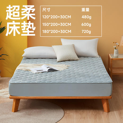 超柔绒保暖床褥垫(床笠款) 商品图1
