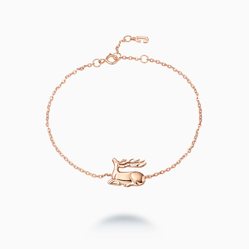 ［C+Vogues系列］ 18K金钻石手链