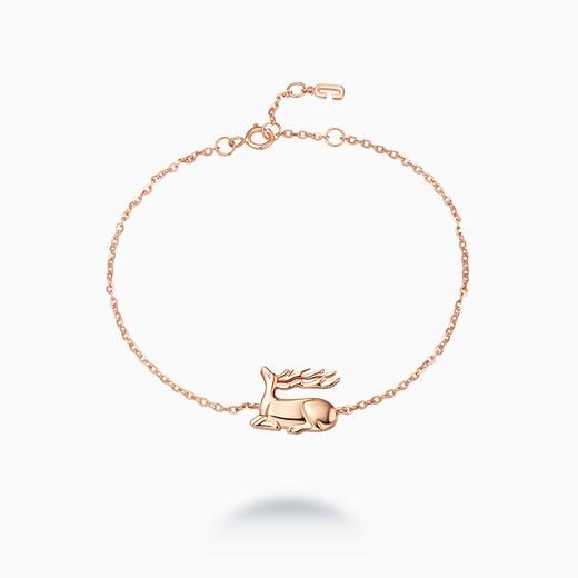 ［C+Vogues系列］ 18K金钻石手链 商品图0