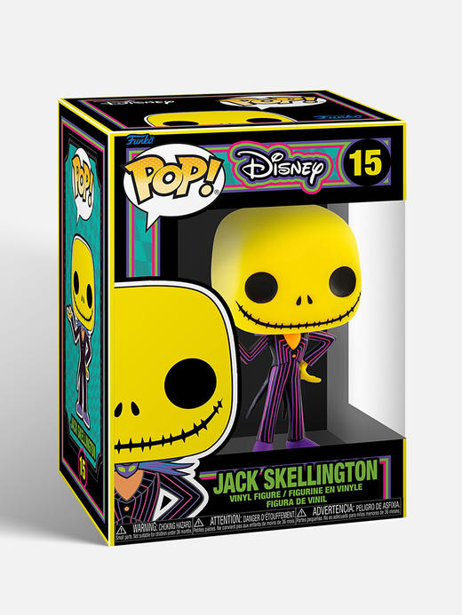 Funko POP Disney Jack动画迪士尼圣诞夜惊魂骷髅杰克荧光款手办 63960 商品图4