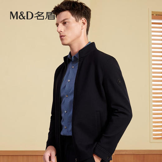 【名盾】MD名盾男士立领夹克秋季新款商务休闲行政风外套81553 商品图3