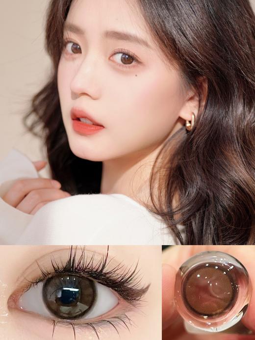 Leenscolor年抛系列杨梅冰美瞳 | 直径14.2着色直径13.4 | 韩国产 商品图0