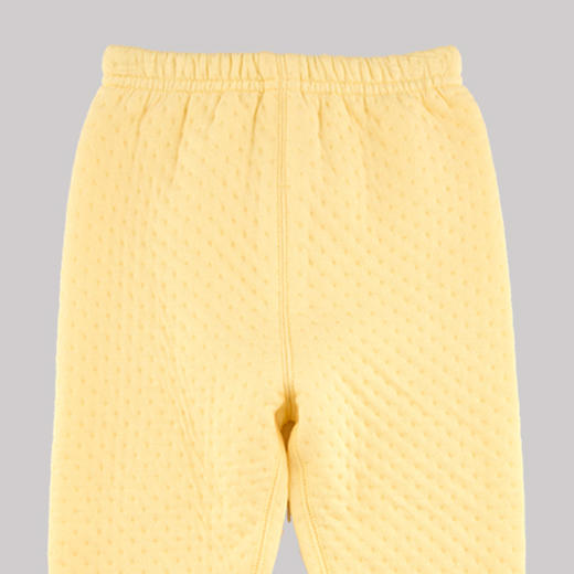 棉果果秋冬款男童女童内衣空气层长裤M401200617633 商品图3