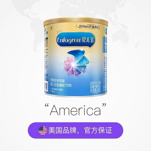 美赞臣安儿宝特殊医学用途婴儿无乳糖配方粉400g 商品图2