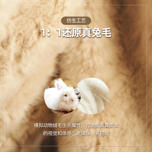 OLrain欧芮儿小香风皮草外套女春2025年新款时尚皮毛一体上衣 商品图3