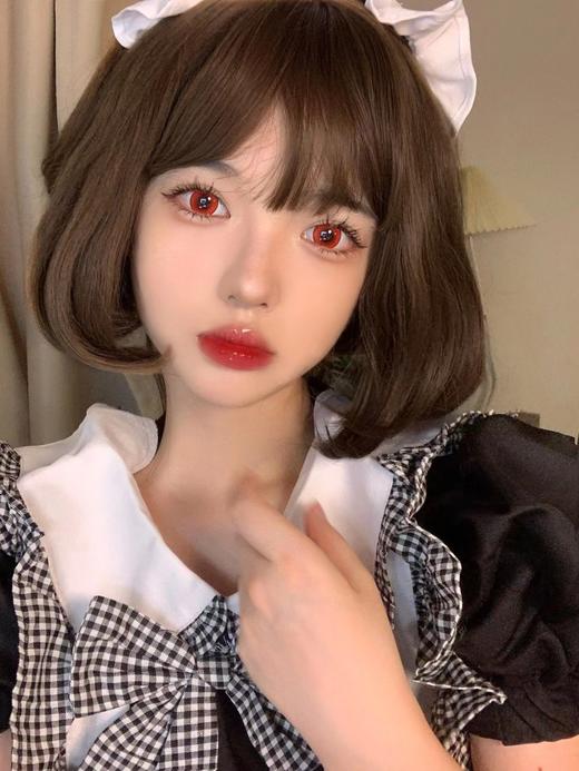 Dgugulens旗下 ·冰糖红｜14.5mm白狮着色待测｜日抛  一盒十片装 商品图3