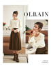 OLrain欧芮儿法式杏色雪纺衫女秋季2023年新款气质翻领别致蕾丝衫 商品缩略图2