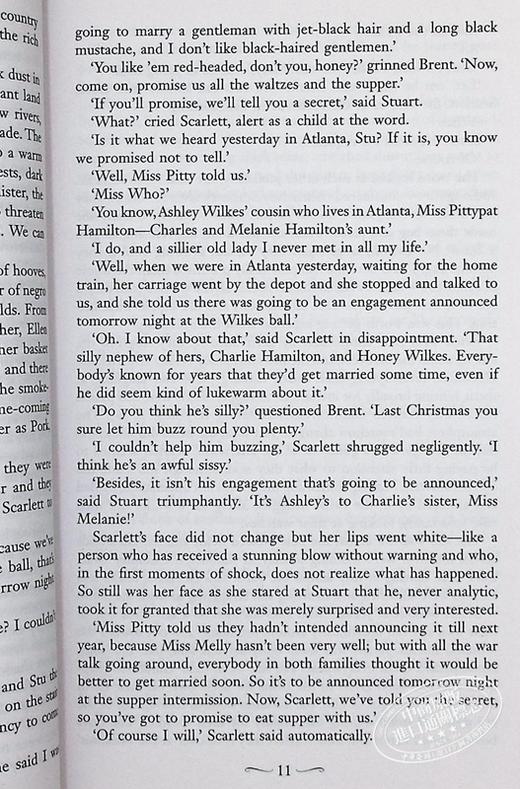 【中商原版】乱世佳人 飘 英文原版小说 英文版 Gone With The Wind 奥斯卡电影小说书籍 随风而去 世界经典名著 商品图7