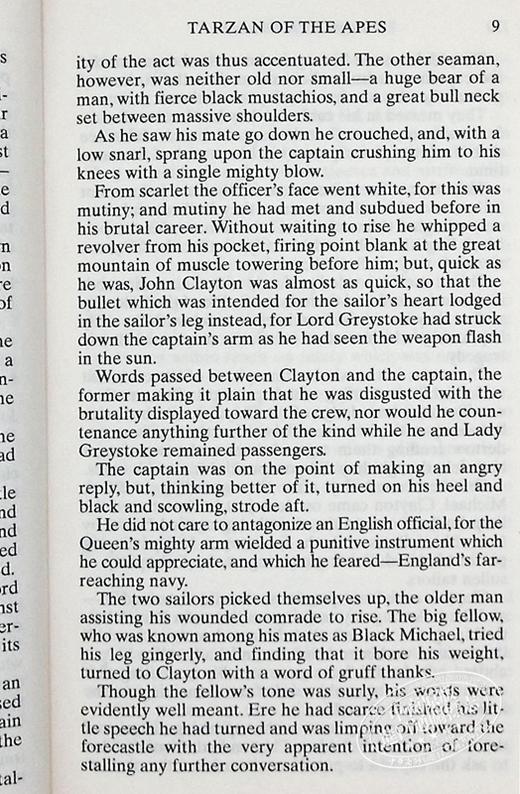 【中商原版】人猿泰山 Signet Classics Tarzan of the Apes 英文原版 埃德加 赖斯 巴勒斯 Edgar Rice Burroughs 商品图7