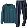 【新款DZP】大依优型大码加绒套装卫衣裤子长袖弹力加肥加大胖子上衣男士T恤肥佬打底男装保暖 商品缩略图2