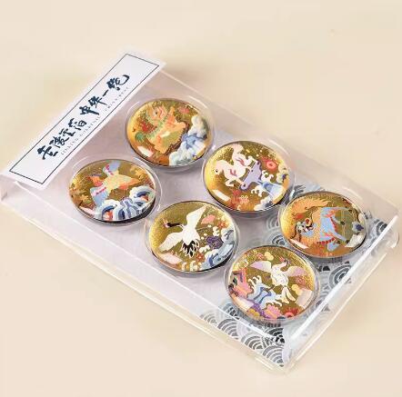 金陵金箔  文化创意冰箱贴  才子佳人  祥瑞神兽 商品图3