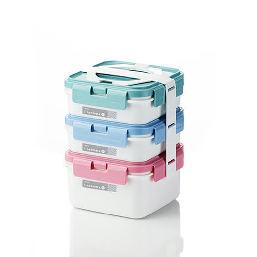 韩国进口 komax可买思午餐便当盒三件套 商品图1