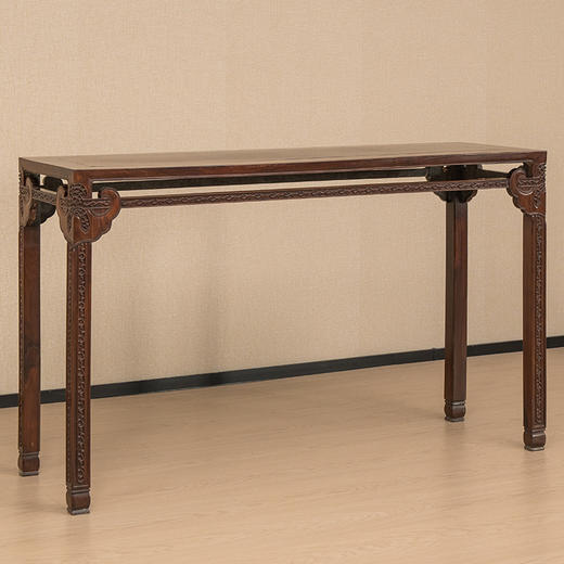 清 红木如意云纹直枨四面平条桌 商品图4