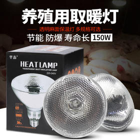 养殖保温灯 加热快 喷水不爆 可调温度 加热取暖灯 小鸡仔猪育雏保温灯