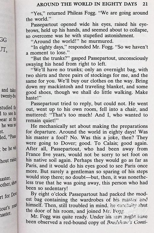 【中商原版】环游世界80天 英文原版 Signet Classics Around the World in Eighty Days Jules Verne 儒勒 凡尔纳 商品图6