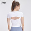 IYOGA透气舒适瑜伽运动短袖带垫垫T062 商品缩略图2