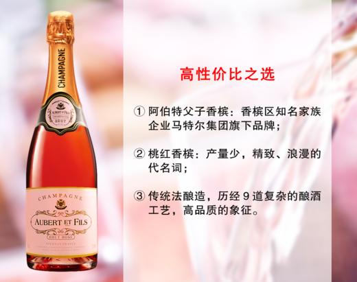 【现货促销，仅限18瓶】知名香槟集团旗下：阿伯特父子干型桃红香槟 商品图0
