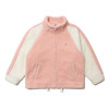 U17 撞色羊羔绒拉链外套 粉色 商品缩略图0