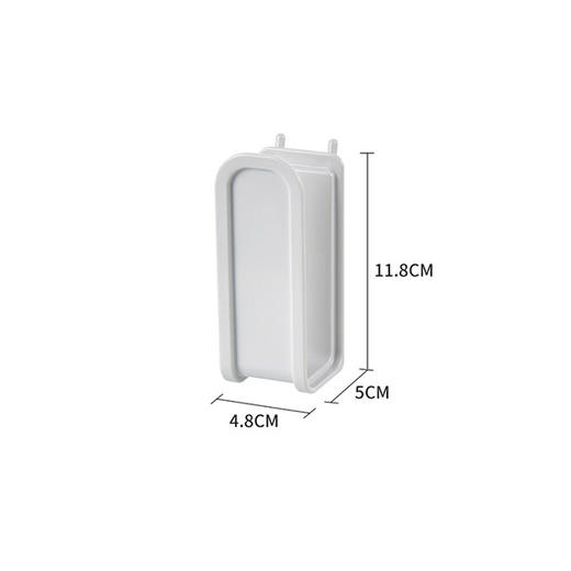 严选免打孔厨房卫生间可挂墙式收纳架带挂钩墙上置物架家用洞洞板 商品图10