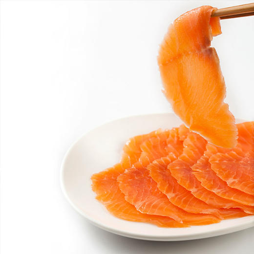 [屁侠推荐] 新疆烟熏三文鱼片/三文鱼段  新疆国产虹鳟鱼 商品图1