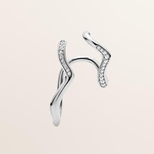 订购10周到｜MARIA BLACK-Yasmin-纯银锆石 耳廓夹（单只 左耳）［丹麦设计师］ 商品图1