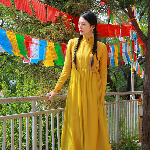 金风玉露长袖连衣裙 | 杨丽萍同款 | 现货加急发 商品图3