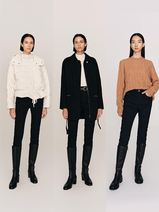 冬日暖宝宝牛仔裤 发热保暖抓绒牛仔FB472623N 商品图5