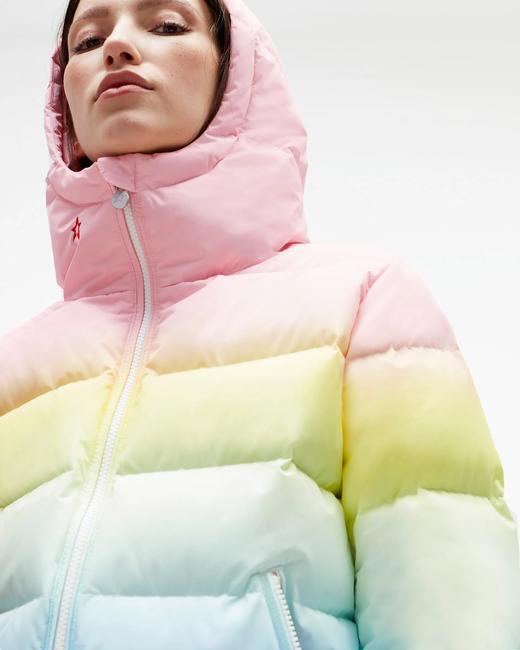 Perfect Moment - polar flare jacket print - pastel rainbow - 女装 - 滑雪夹克 - 彩虹 商品图2