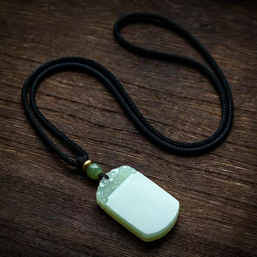 【经典】凌云志和田玉青白玉无事牌 商品图1