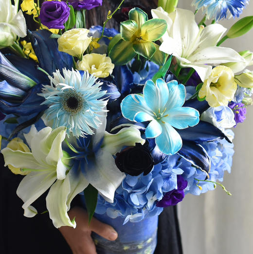 《星夜》梵高油画系列蓝色系抱抱桶 商品图9