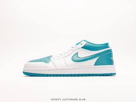 耐克乔丹Air Jordan 1 Low低帮复古休闲运动板鞋553558-174男女鞋