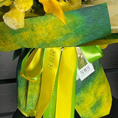 《芳华岁月》黄绿色花束 商品图6