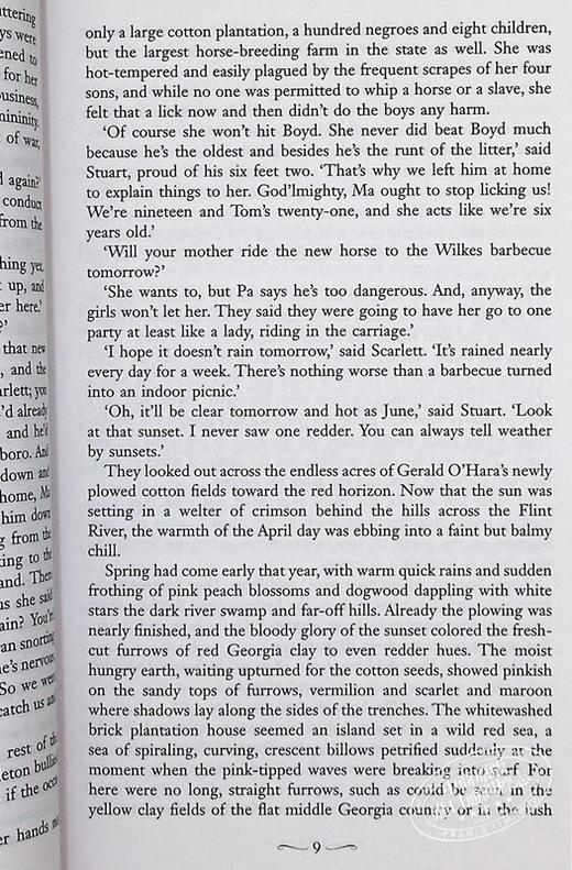 【中商原版】乱世佳人 飘 英文原版小说 英文版 Gone With The Wind 奥斯卡电影小说书籍 随风而去 世界经典名著 商品图6