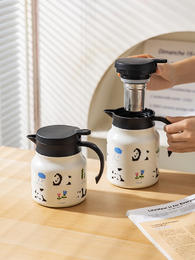 摩登主妇mototo熊猫保温壶家用大容量热水壶2023新款保温瓶焖茶壶