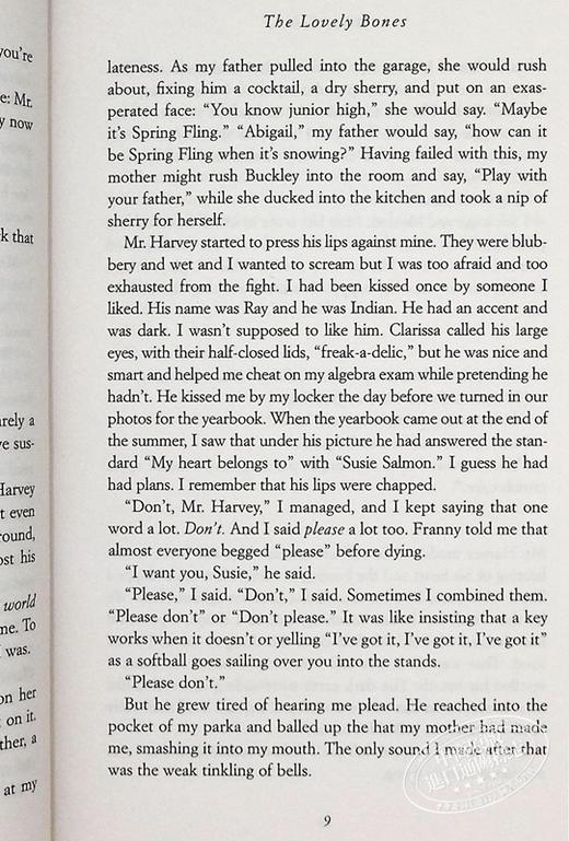 【中商原版】可爱的骨头 英文原版 The Lovely Bones 惊悚小说 Alice Sebold 商品图7