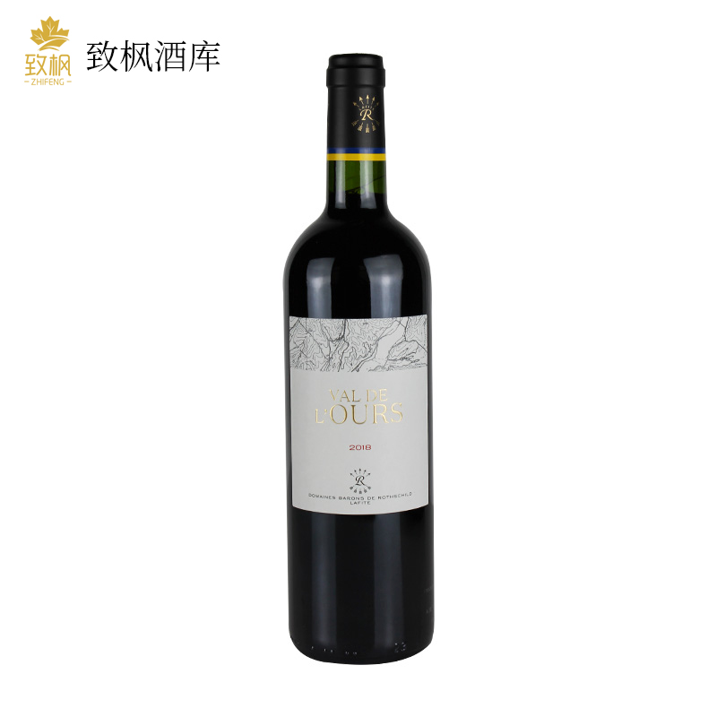 拉菲罗斯柴尔德雾禾山谷干红葡萄酒 法国进口红酒 750ml一箱6瓶