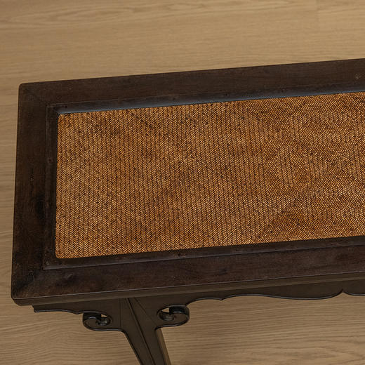 清 紫檀插肩榫壸门牙板二人凳（一对） 商品图2