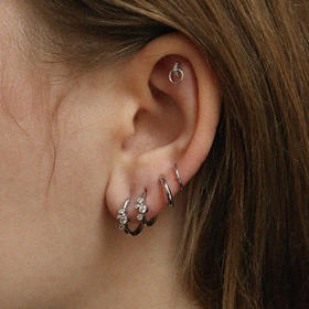 订购10周到｜MARIA BLACK-Dogma Twirl-纯银 耳环（单只）［丹麦设计师］