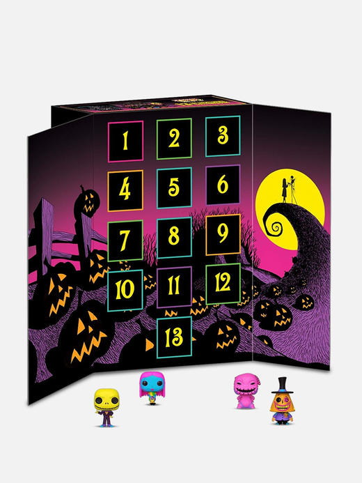 Funko POP Advent Calendar圣诞日历 圣诞夜惊魂13天倒数荧光款手办 63959 商品图2