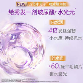 力士（LUX）玻尿酸赋活炫亮强韧洗发水750g水光瓶 留香洗发露